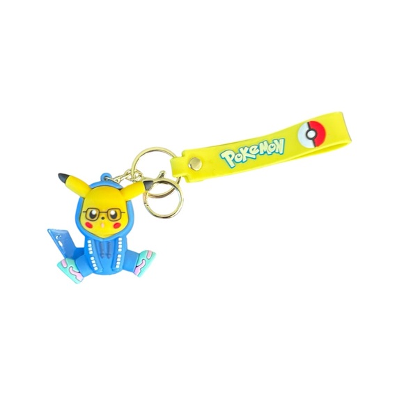 Pokemon Pikachu Blue and Yellow Key Holder - Picture 1 of 2